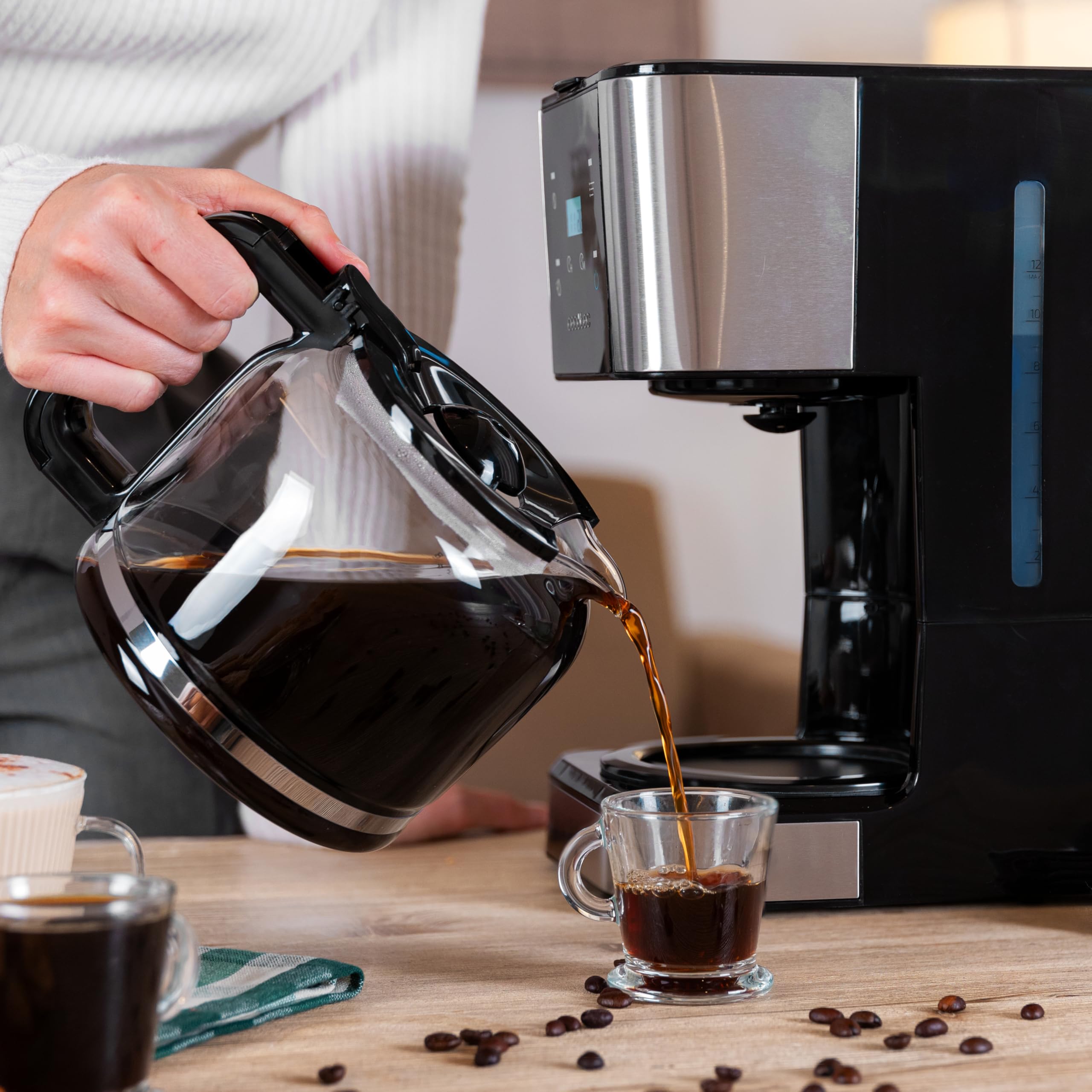 cecotec-cafetera-de-goteo-coffee-66-drop-touch-950-w-1-5-l-12-tazas-panel-t-ctil image 6