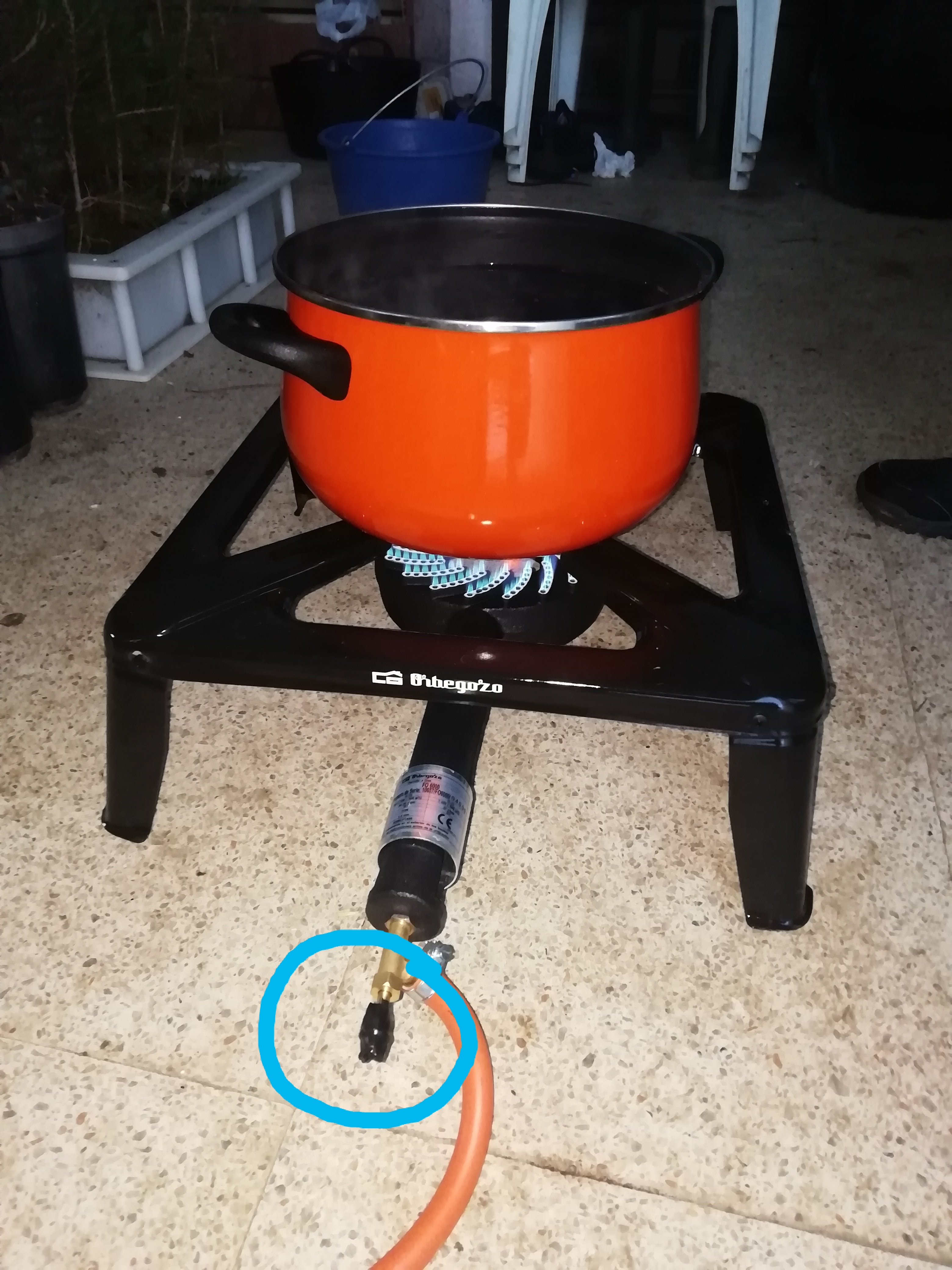 Potencia de sobra para cocinar fuera
